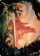 Slagwoods Bridge Art Card (Gold-Stamped Signature) [Modern Horizons 2 Art Series]