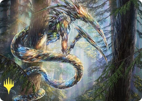 Gemhide Sliver Art Card (Gold-Stamped) [Commander Masters Art Series]