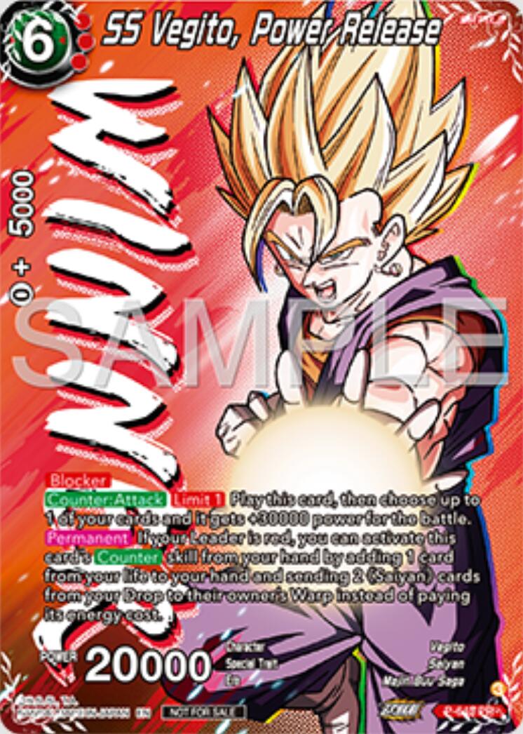 SS Vegito, Power Release (Winner) (P-643) [Tournament Promotion Cards]