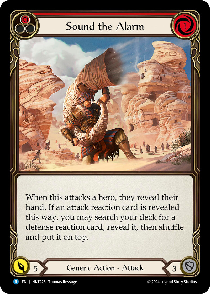 Sound the Alarm (Red) [HNT226] (The Hunted)