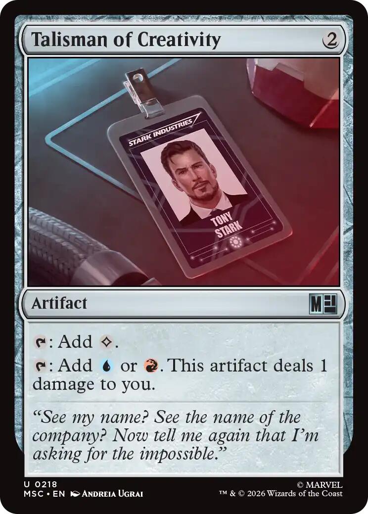 Talisman of Creativity (Surge Foil) [Marvel Super Heroes Commander]