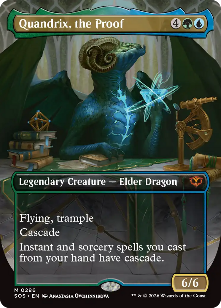 Quandrix, the Proof (Borderless) [Secrets of Strixhaven]