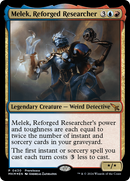 Melek, Reforged Researcher [Murders at Karlov Manor Prerelease Promos]