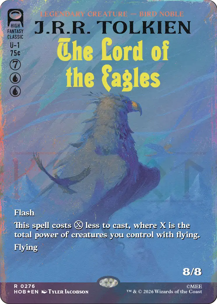 The Lord of the Eagles (Borderless) (Surge Foil) [The Hobbit]