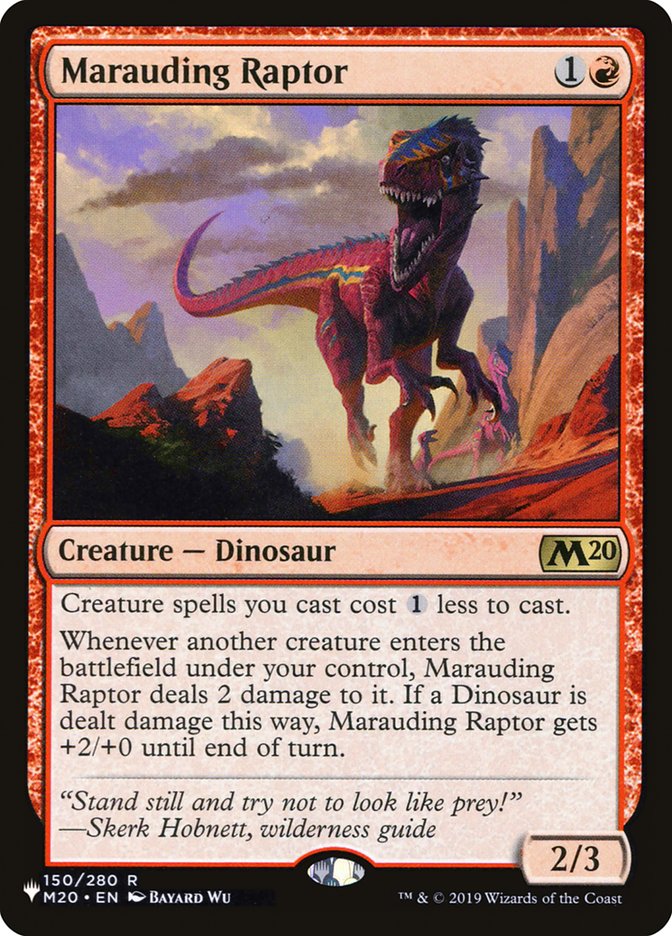 Marauding Raptor [The List]