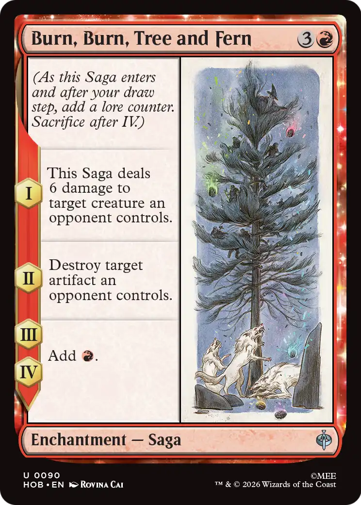 Burn, Burn, Tree and Fern [The Hobbit]