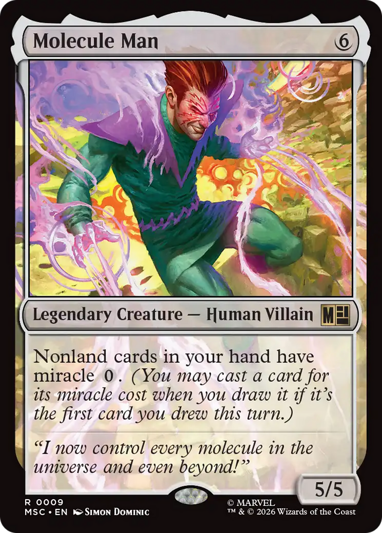 Molecule Man (Surge Foil) [Marvel Super Heroes Commander]
