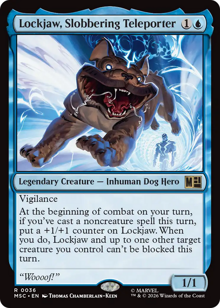 Lockjaw, Slobbering Teleporter (Surge Foil) [Marvel Super Heroes Commander]