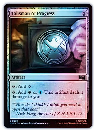 Talisman of Progress (Surge Foil) [Marvel Super Heroes Commander]