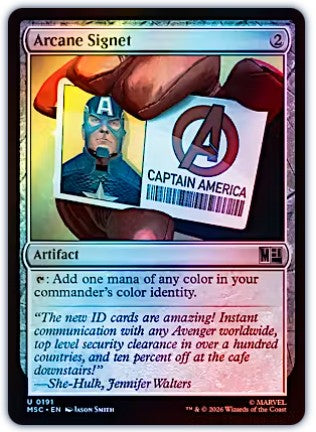 Arcane Signet (0191) (Surge Foil) [Marvel Super Heroes Commander]
