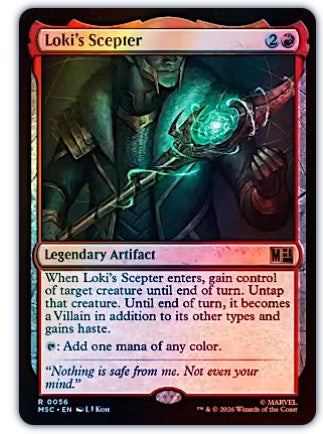 Loki's Scepter (Surge Foil) [Marvel Super Heroes Commander]