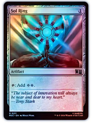 Sol Ring (0211) (Surge Foil) [Marvel Super Heroes Commander]