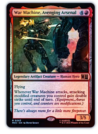 War Machine, Avenging Arsenal (Surge Foil) [Marvel Super Heroes Commander]