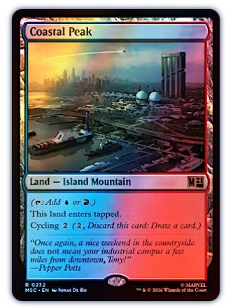 Coastal Peak (Surge Foil) [Marvel Super Heroes Commander]