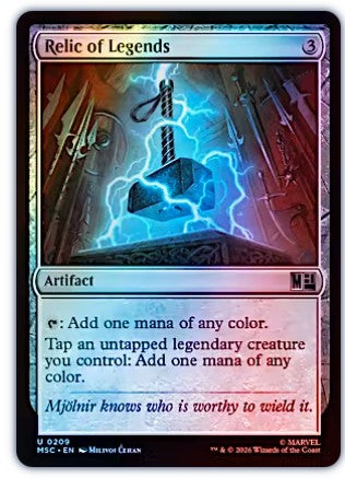 Relic of Legends (Surge Foil) [Marvel Super Heroes Commander]