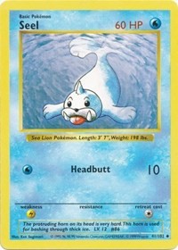 Seel (41) [Base Set (Shadowless)]