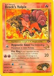 Brock's Vulpix (W Stamped Promo) (37) [WoTC Promo]