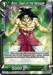 Broly, Dawn of the Rampage [BT1-076]
