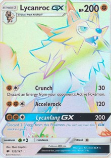 Lycanroc GX (Secret) (155) [SM - Burning Shadows]