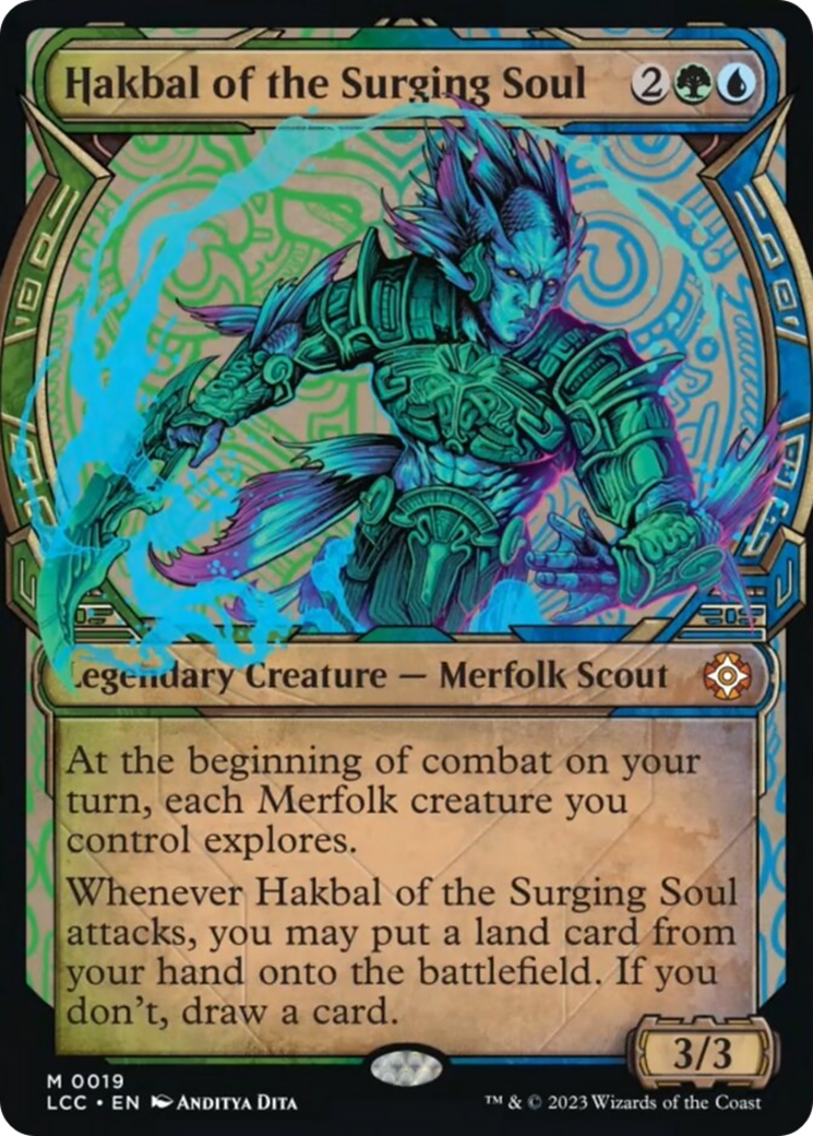 Hakbal of the Surging Soul (Showcase) [The Lost Caverns of Ixalan Commander]
