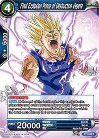Final Explosion Prince of Destruction Vegeta [BT3-036]
