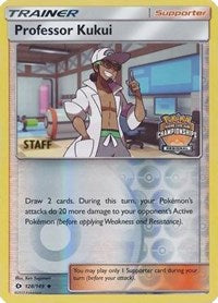 Professor Kukui - 128/149 (Regional Championship Promo) [Staff] (128) [League & Championship Cards]