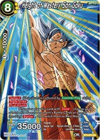 Height of Mastery Son Goku [BT4-075]