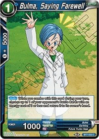 Bulma, Saying Farewell [BT7-033]