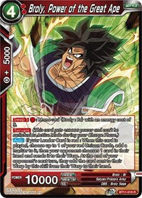 Broly, Power of the Great Ape [BT11-016]