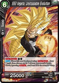 SS3 Vegeta, Unstoppable Evolution [BT11-129]
