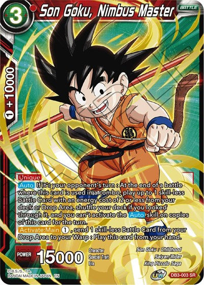 Son Goku, Nimbus Master [DB3-003]