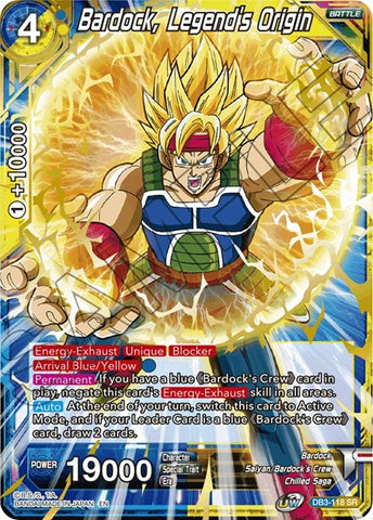 Bardock, Legend's Origin [DB3-118]