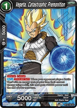 Vegeta, Catastrophic Premonition [BT12-132]