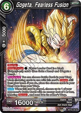 Gogeta, Fearless Fusion [BT12-137]