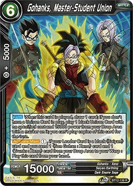 Gohanks, Master-Student Union [BT12-139]