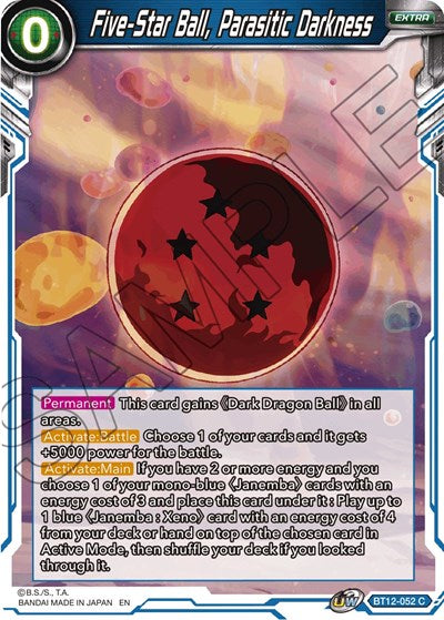 Five-Star Ball, Parasitic Darkness [BT12-052]