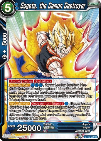 Gogeta, the Demon Destroyer [BT12-039]