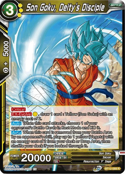 Son Goku, Deity's Disciple [BT12-089]