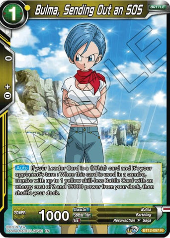 Bulma, Sending Out an SOS [BT12-097]