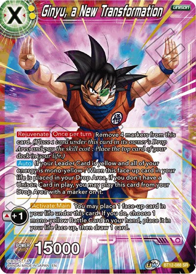 Ginyu, a New Transformation [BT12-088]