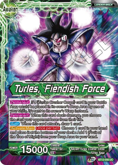 Turles // Turles, Fiendish Force [BT12-056]