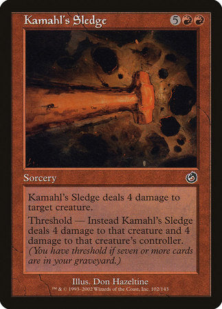 Kamahl's Sledge [Torment]