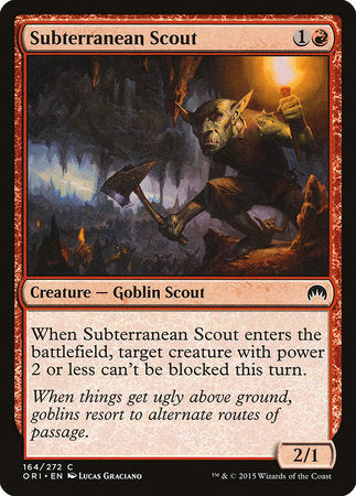 Subterranean Scout [Magic Origins]