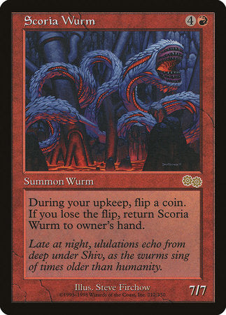 Scoria Wurm [Urza's Saga]