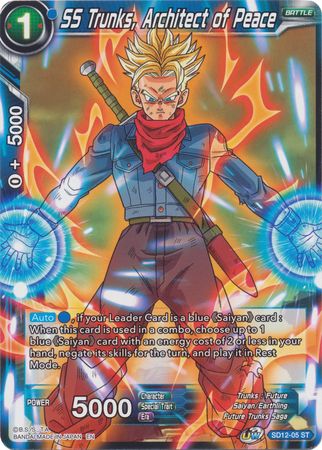 SS Trunks, Architect of Peace (Starter Deck - Spirit of Potara) [SD12-05]