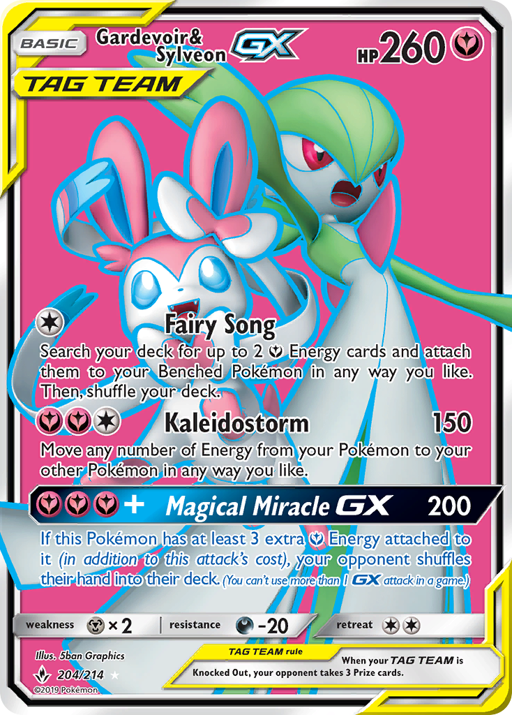 pokemon cards sylveon gx Gardevoir & #205 EXTENDED ART Raycardza Age Group Full Art/Sylveon GX (SV76) 2019