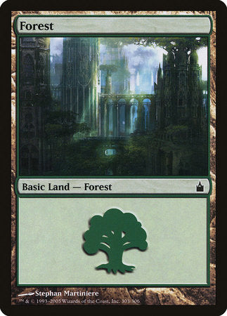 Forest (303) [Ravnica: City of Guilds]