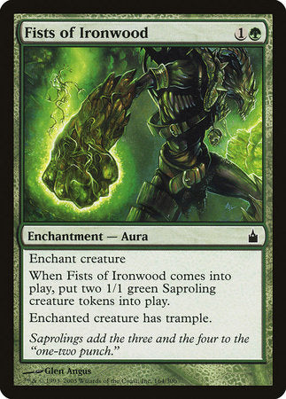 Fists of Ironwood [Ravnica: City of Guilds]