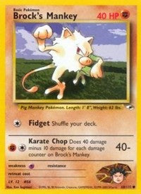 Brock's Mankey (68) (68) [Gym Heroes]