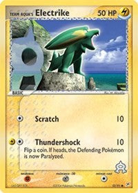 Team Aqua's Electrike (52) (52) [Team Magma vs Team Aqua]